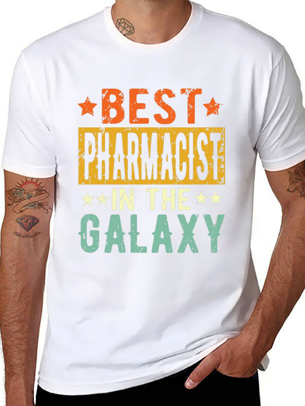 Best Pharmacist in the Galaxy Graphic Tee