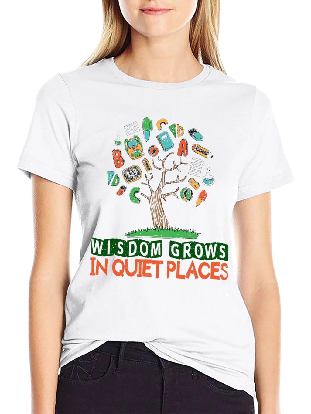 Wisdom Grows in Quiet Places T-Shirt
