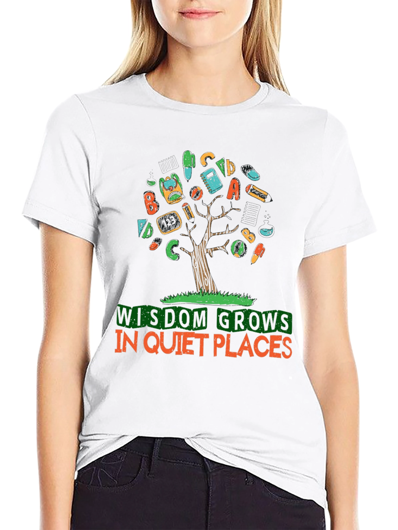 Wisdom Grows in Quiet Places T-Shirt