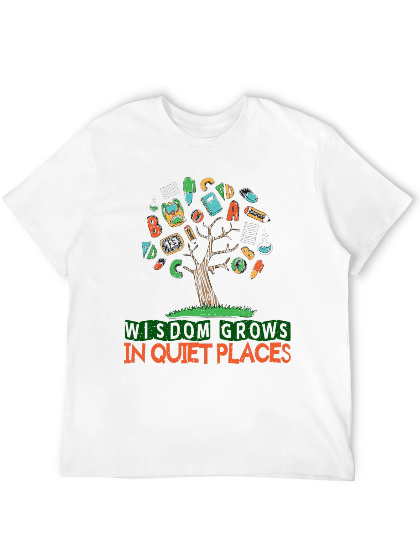 Wisdom Grows in Quiet Places T-Shirt