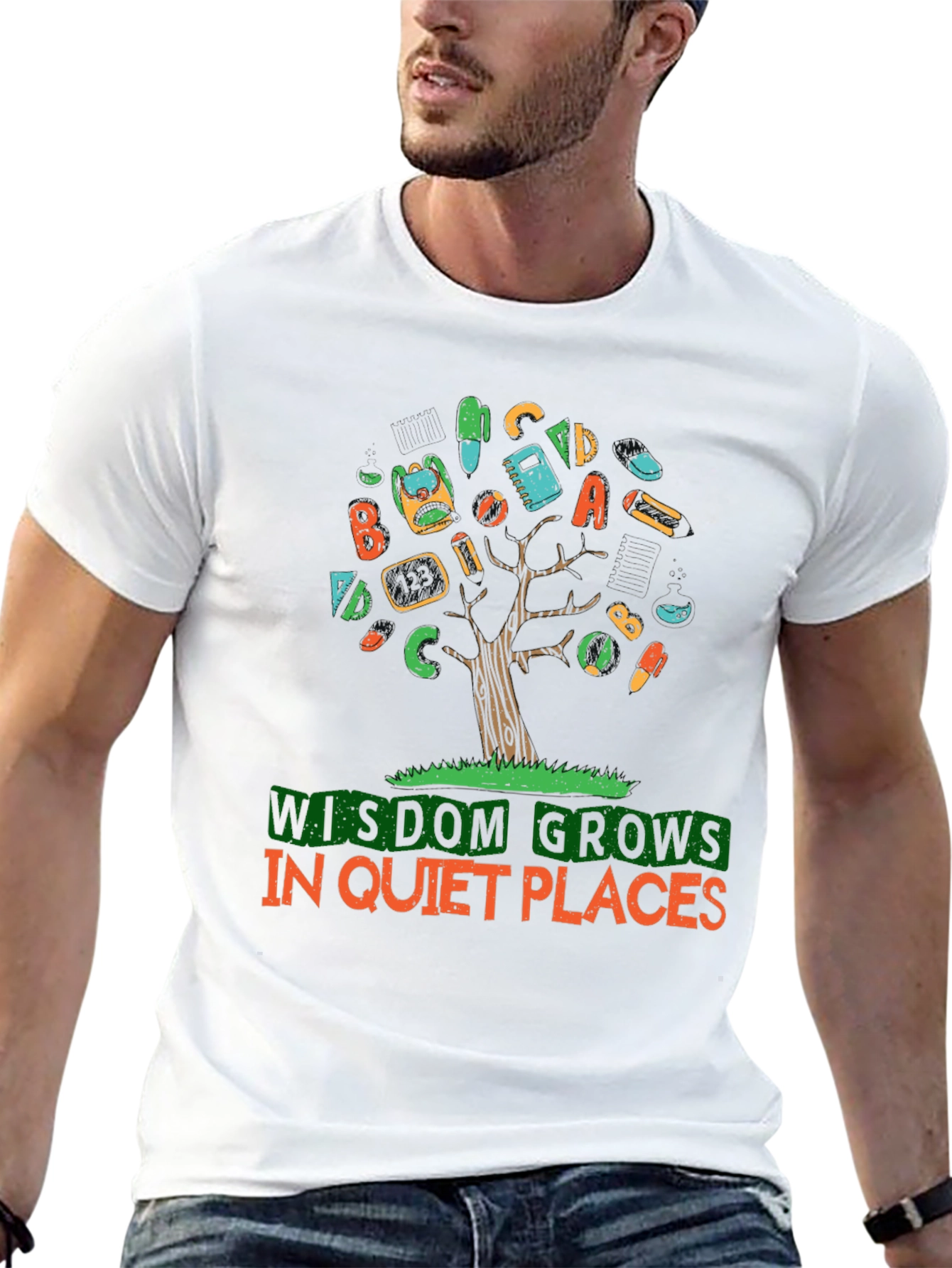 Wisdom Grows in Quiet Places T-Shirt