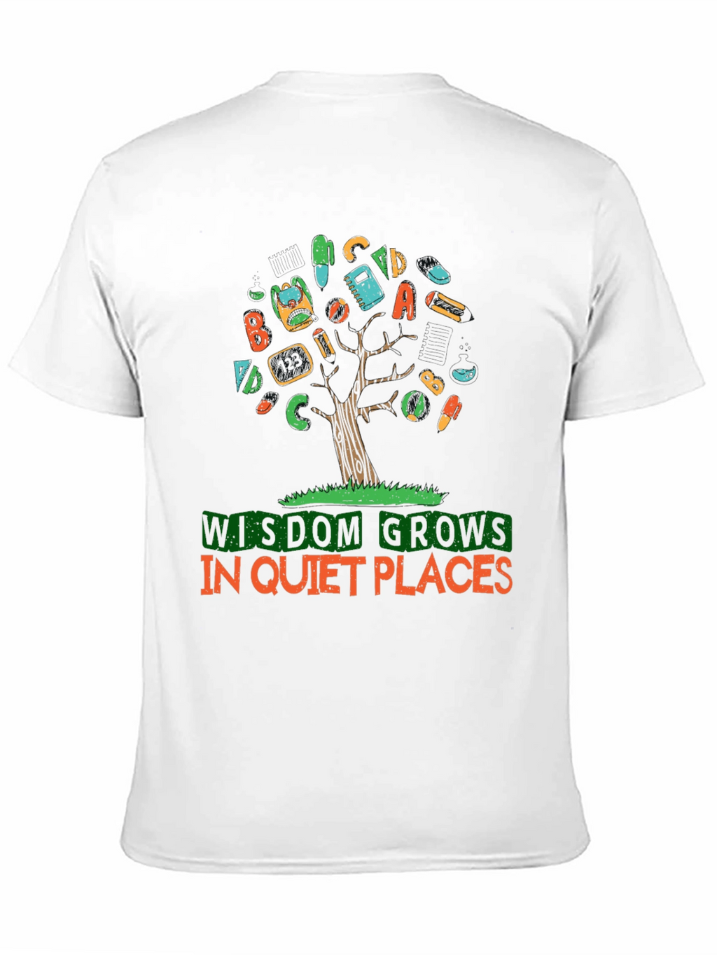 Wisdom Grows in Quiet Places T-Shirt