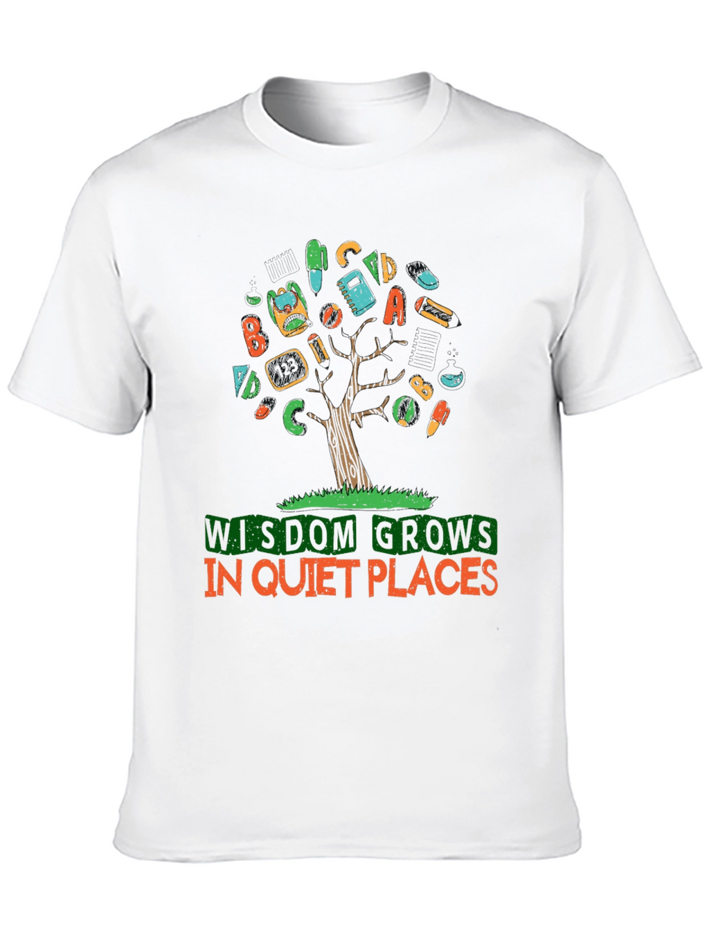 Wisdom Grows in Quiet Places T-Shirt