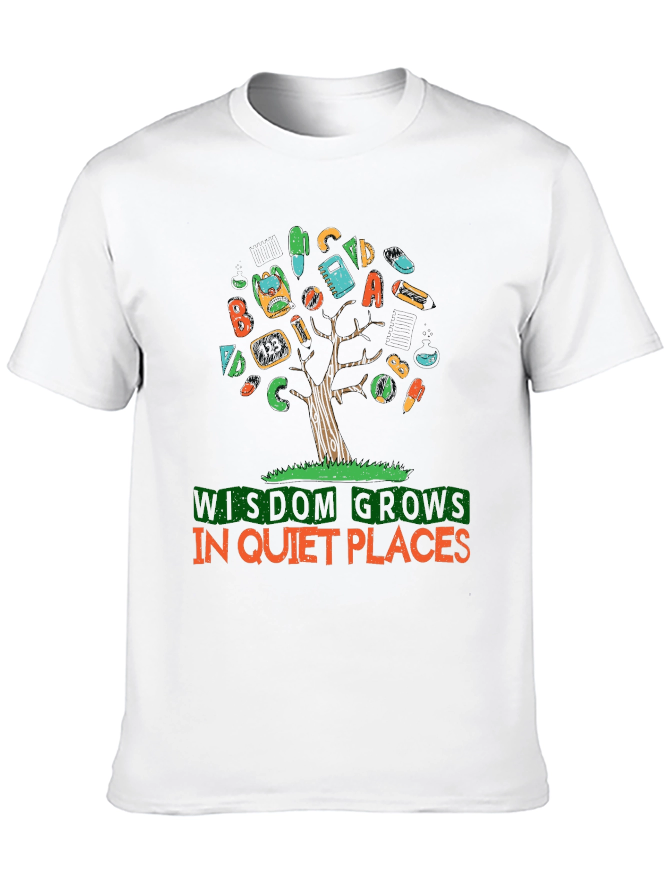 Wisdom Grows in Quiet Places T-Shirt