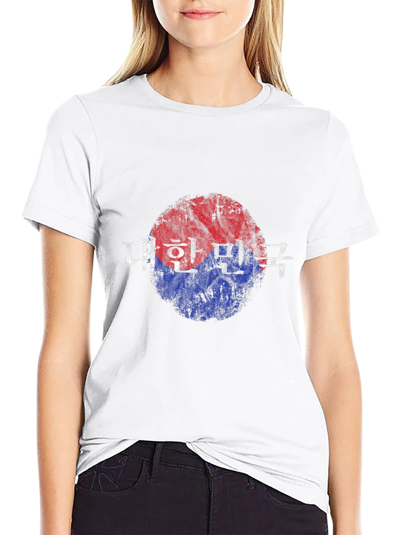 South Korea Flag Graphic Tee