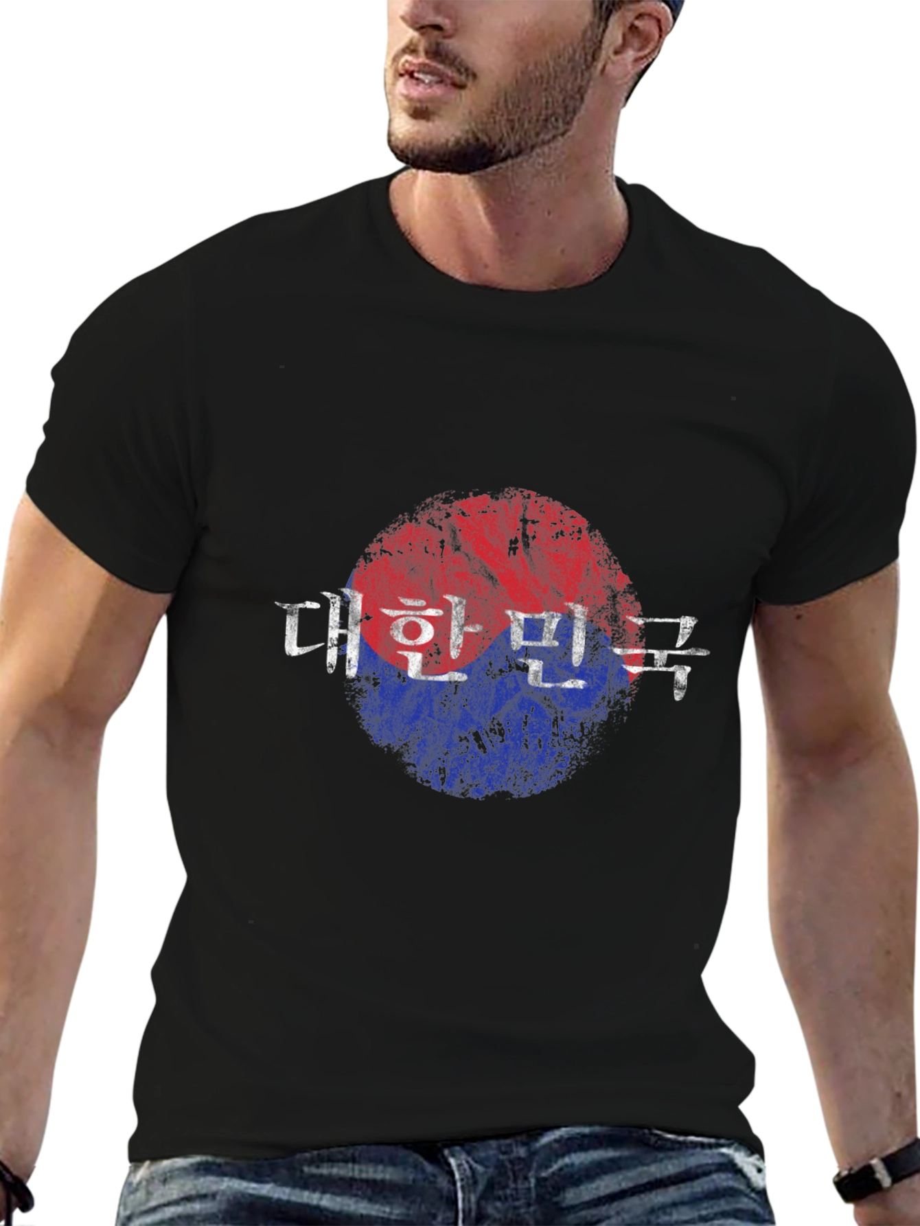 South Korea Flag Graphic Tee