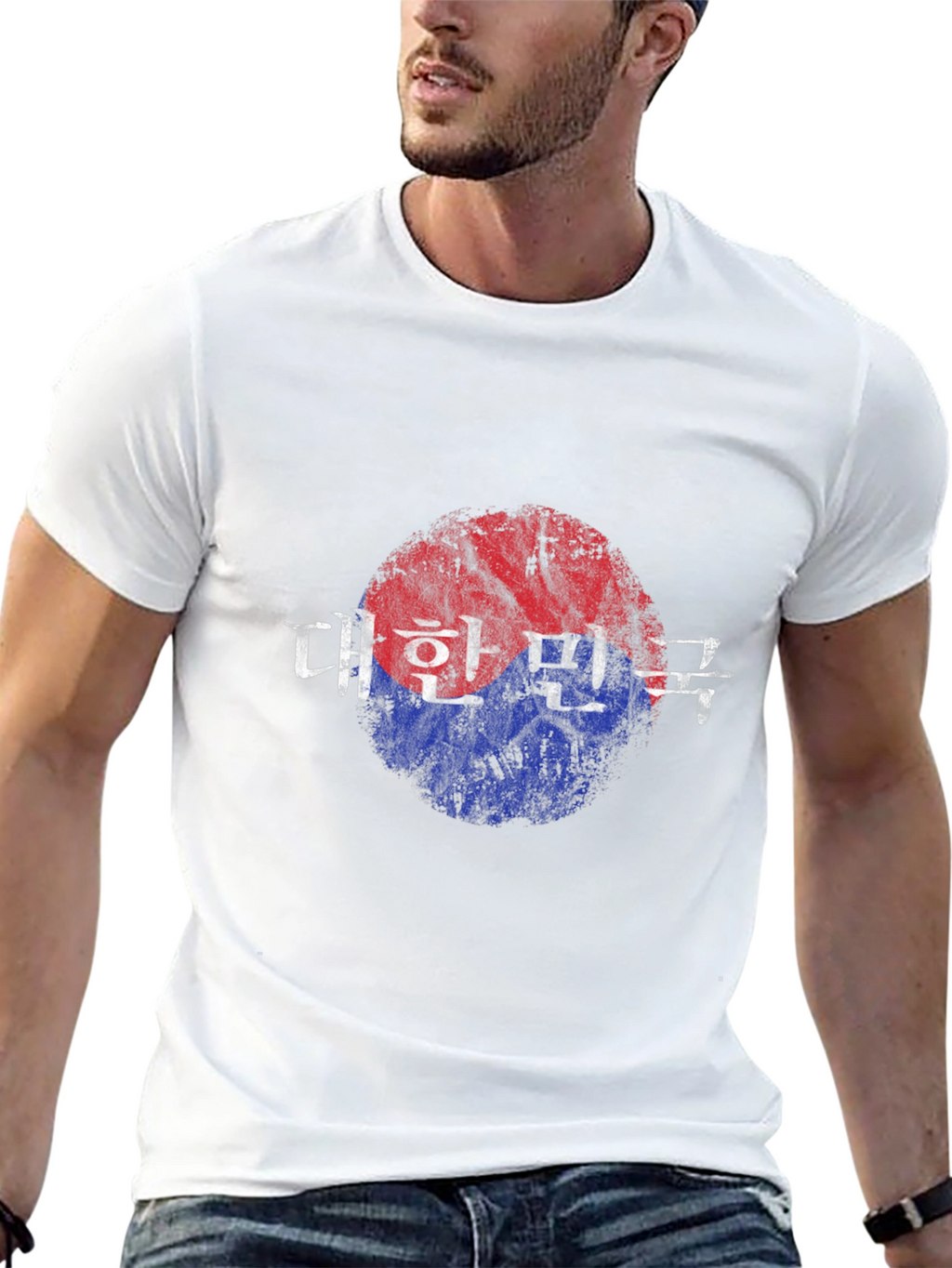 South Korea Flag Graphic Tee