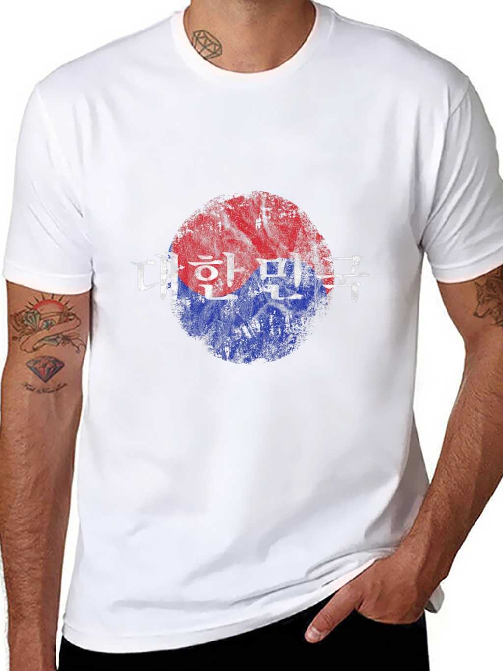 South Korea Flag Graphic Tee