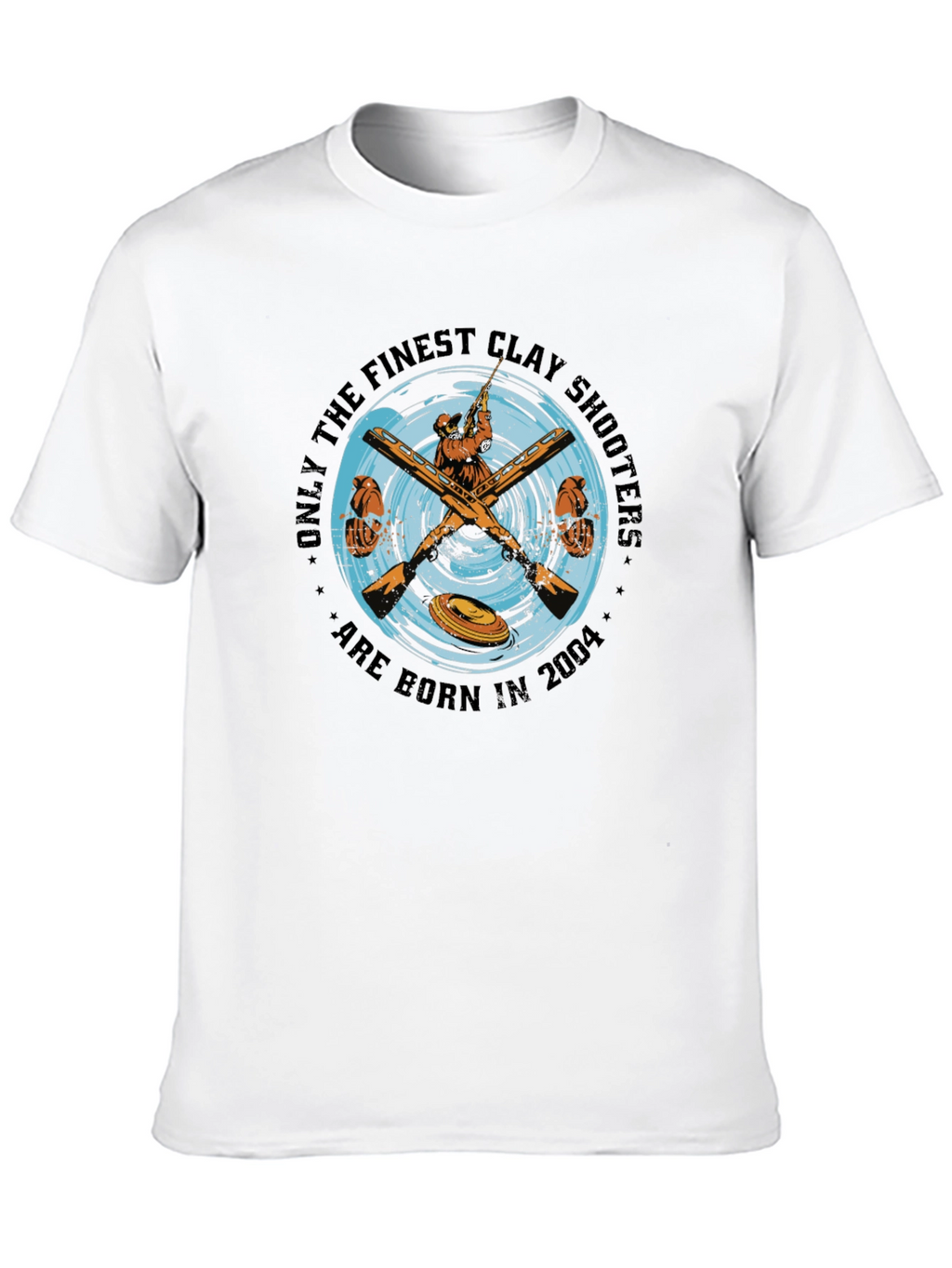 Finest Clay Shooters 2004 T-Shirt - Black Cotton Tee