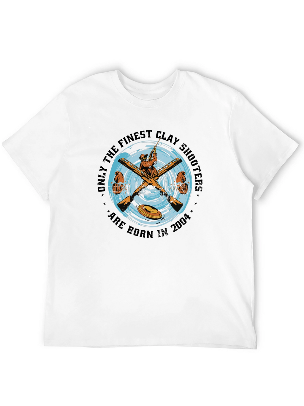Finest Clay Shooters 2004 T-Shirt - Black Cotton Tee