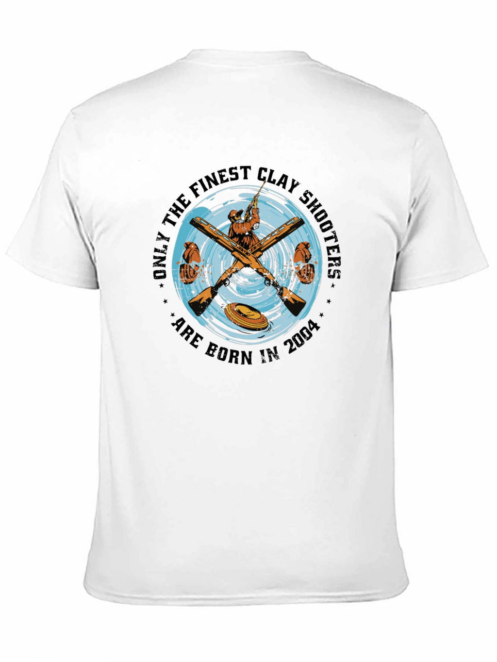 Finest Clay Shooters 2004 T-Shirt - Black Cotton Tee