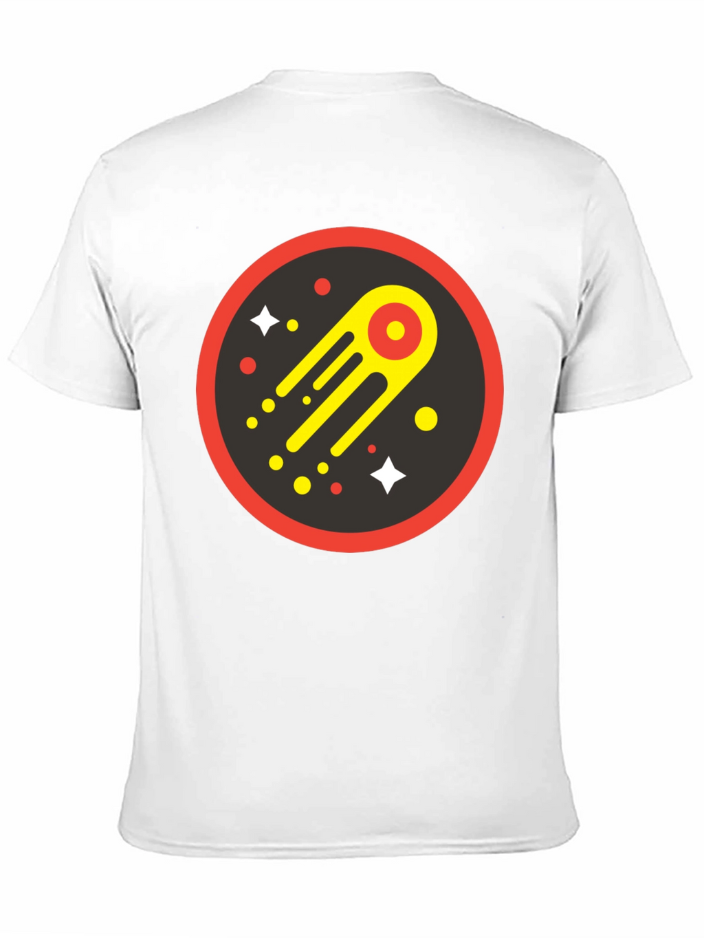 Cosmic Comet Graphic Tee - Black
