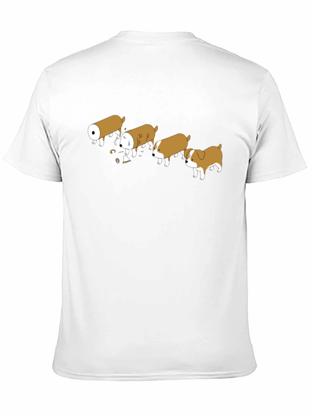 Funny Dog Evolution Black T-Shirt