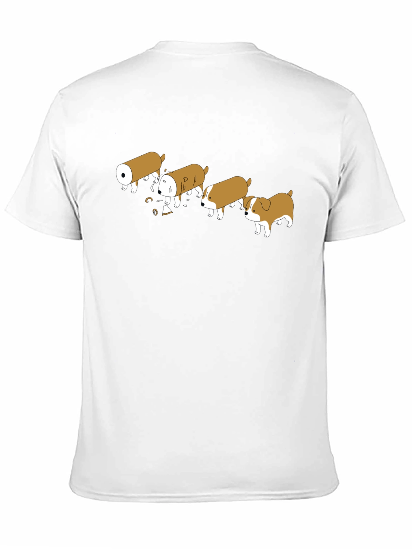 Funny Dog Evolution Black T-Shirt