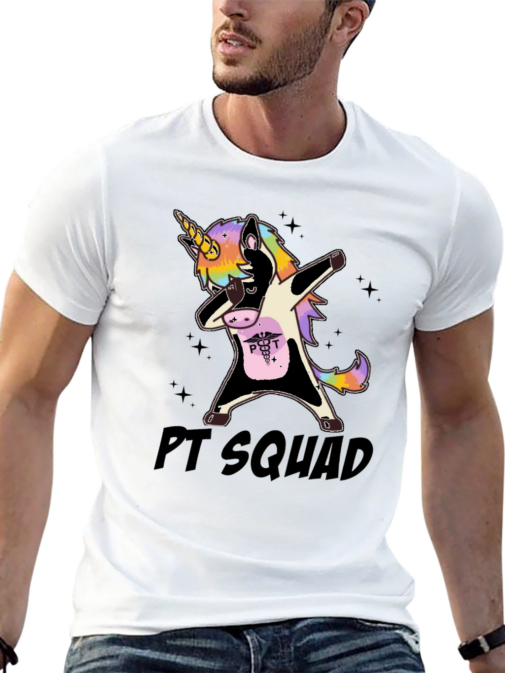 PT Squad Unicorn Dabbing T-Shirt