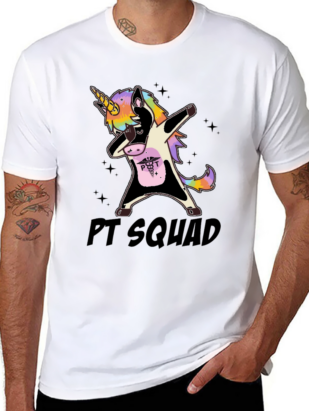 PT Squad Unicorn Dabbing T-Shirt