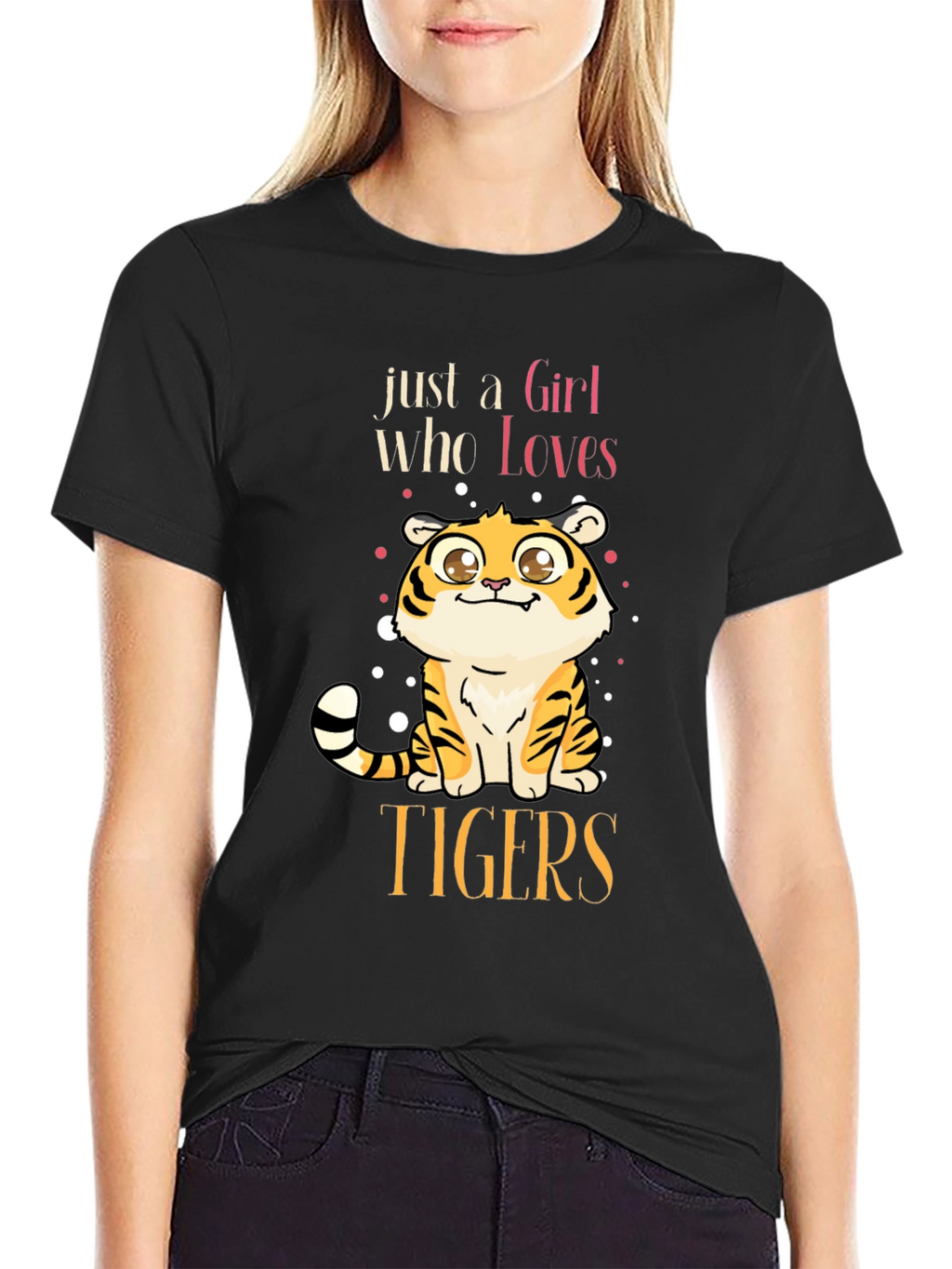 Cute Tiger Lover Graphic T-Shirt