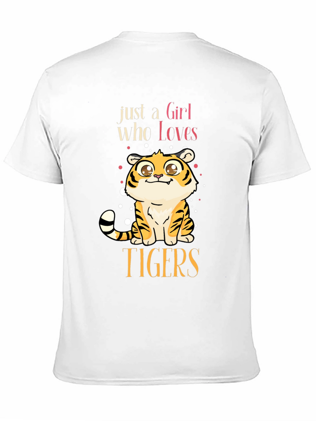 Cute Tiger Lover Graphic T-Shirt