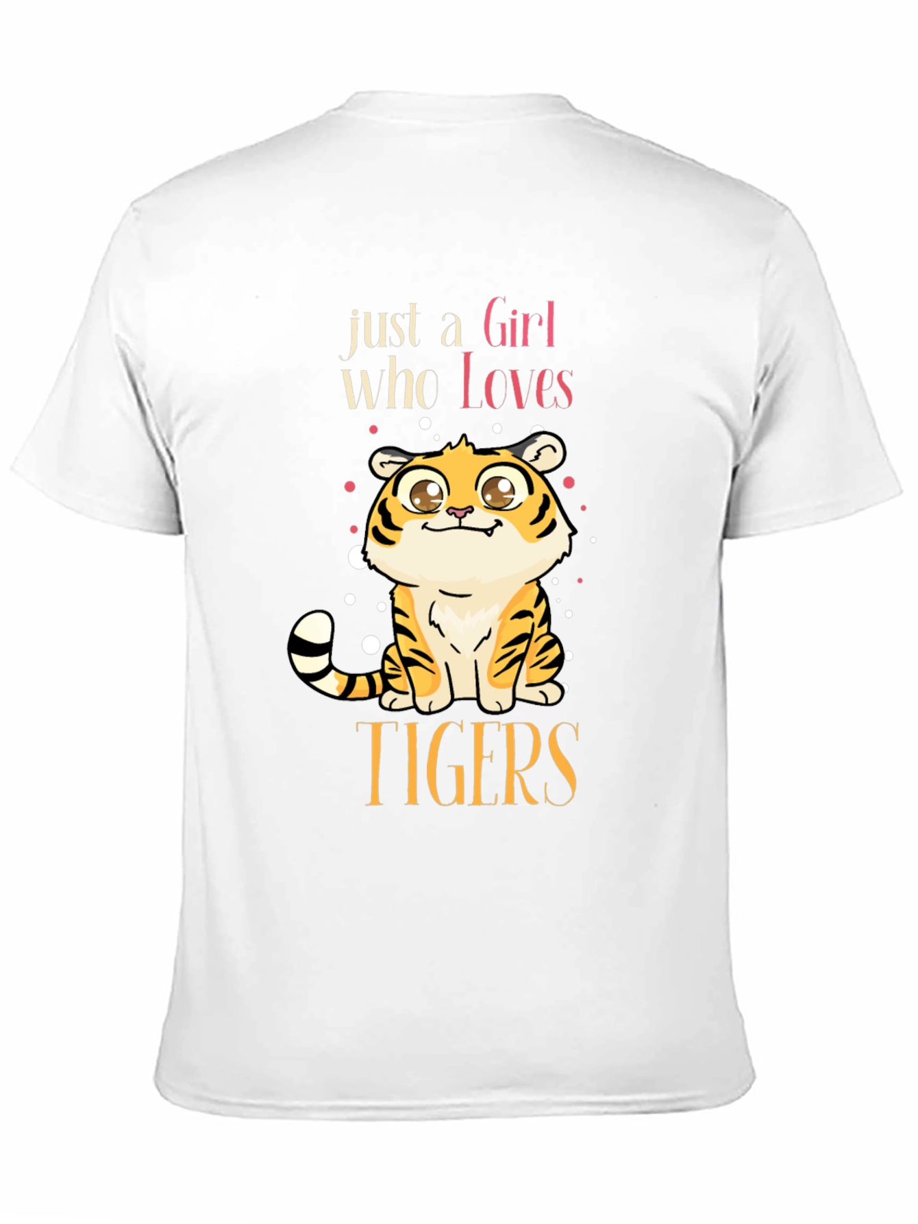 Cute Tiger Lover Graphic T-Shirt