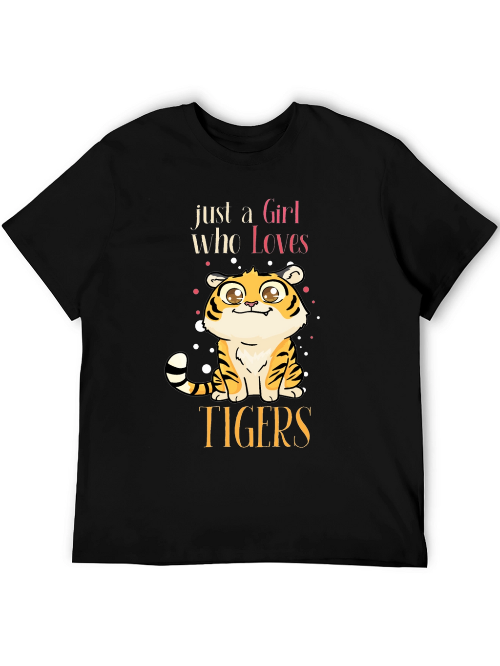 Cute Tiger Lover Graphic T-Shirt