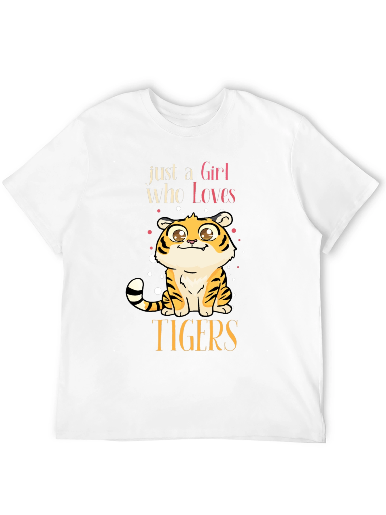 Cute Tiger Lover Graphic T-Shirt