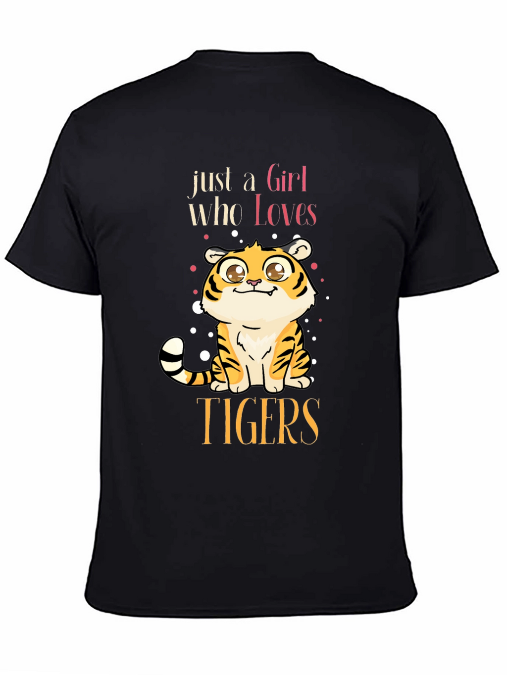 Cute Tiger Lover Graphic T-Shirt