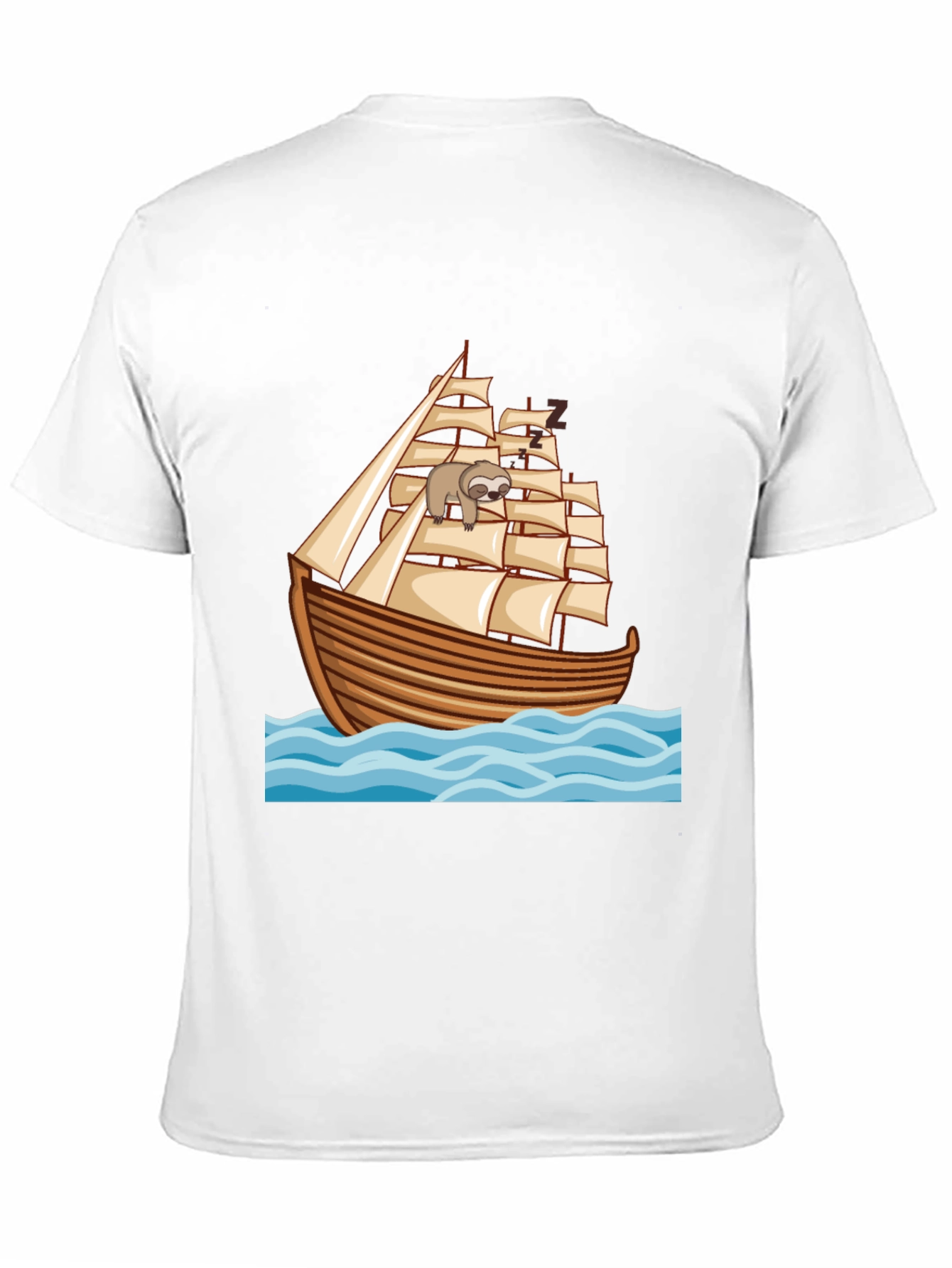 Sloth Sailing Ship T-Shirt