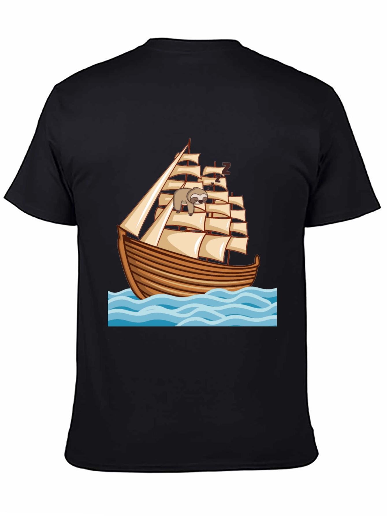 Sloth Sailing Ship T-Shirt