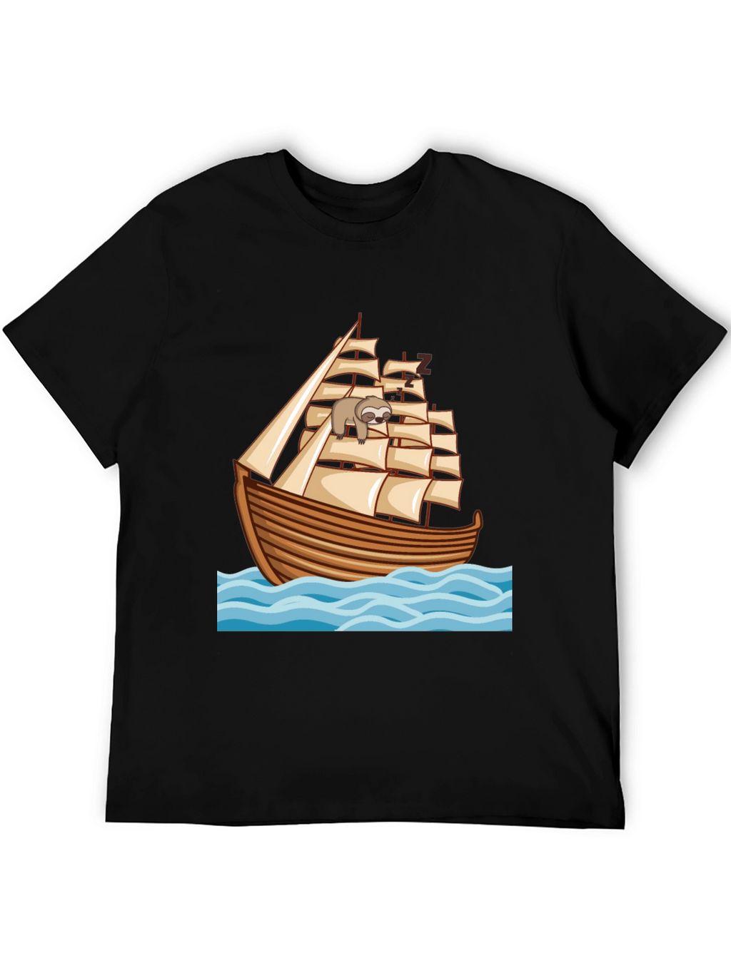 Sloth Sailing Ship T-Shirt