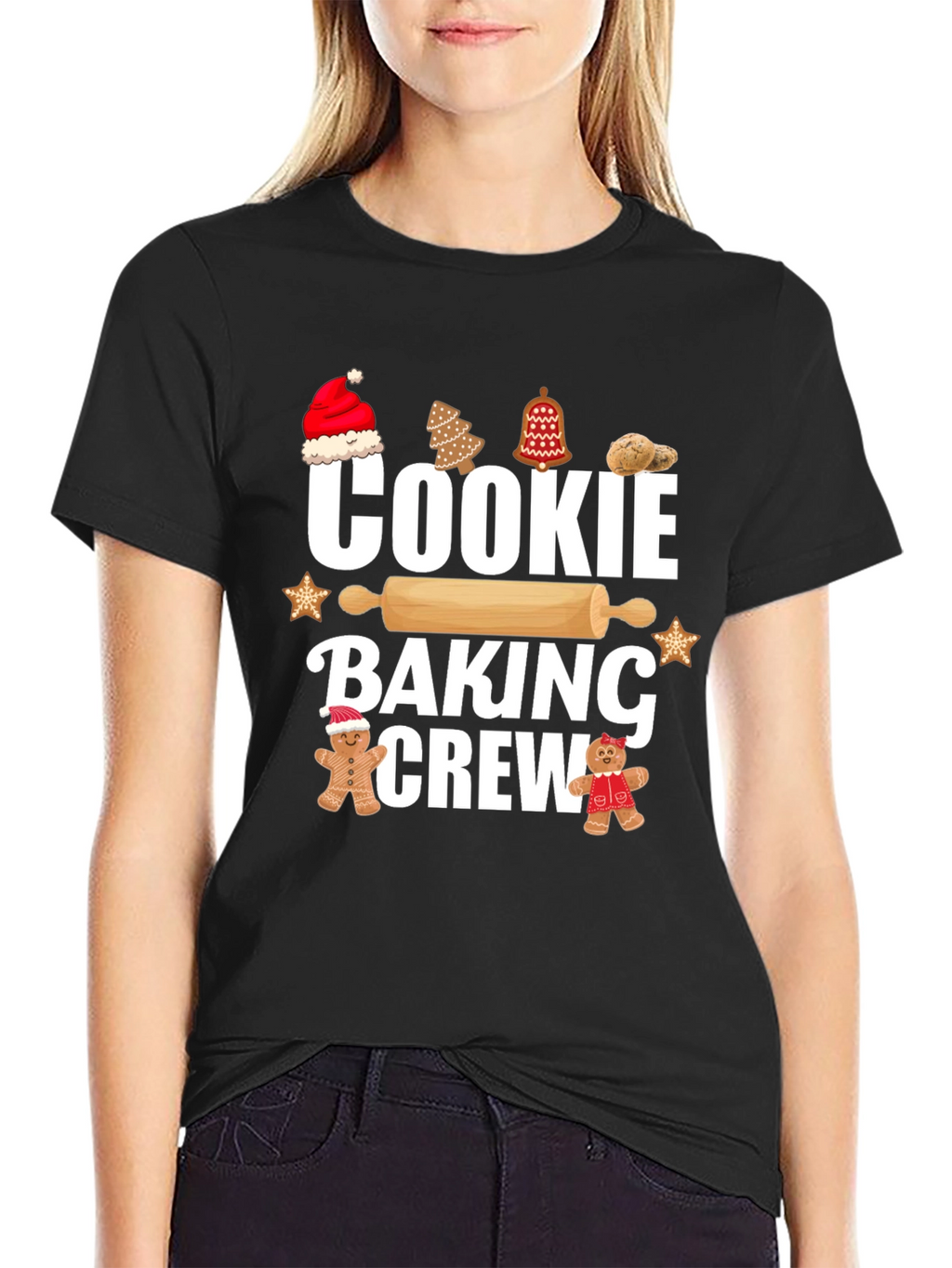 Cookie Baking Crew Christmas T-Shirt