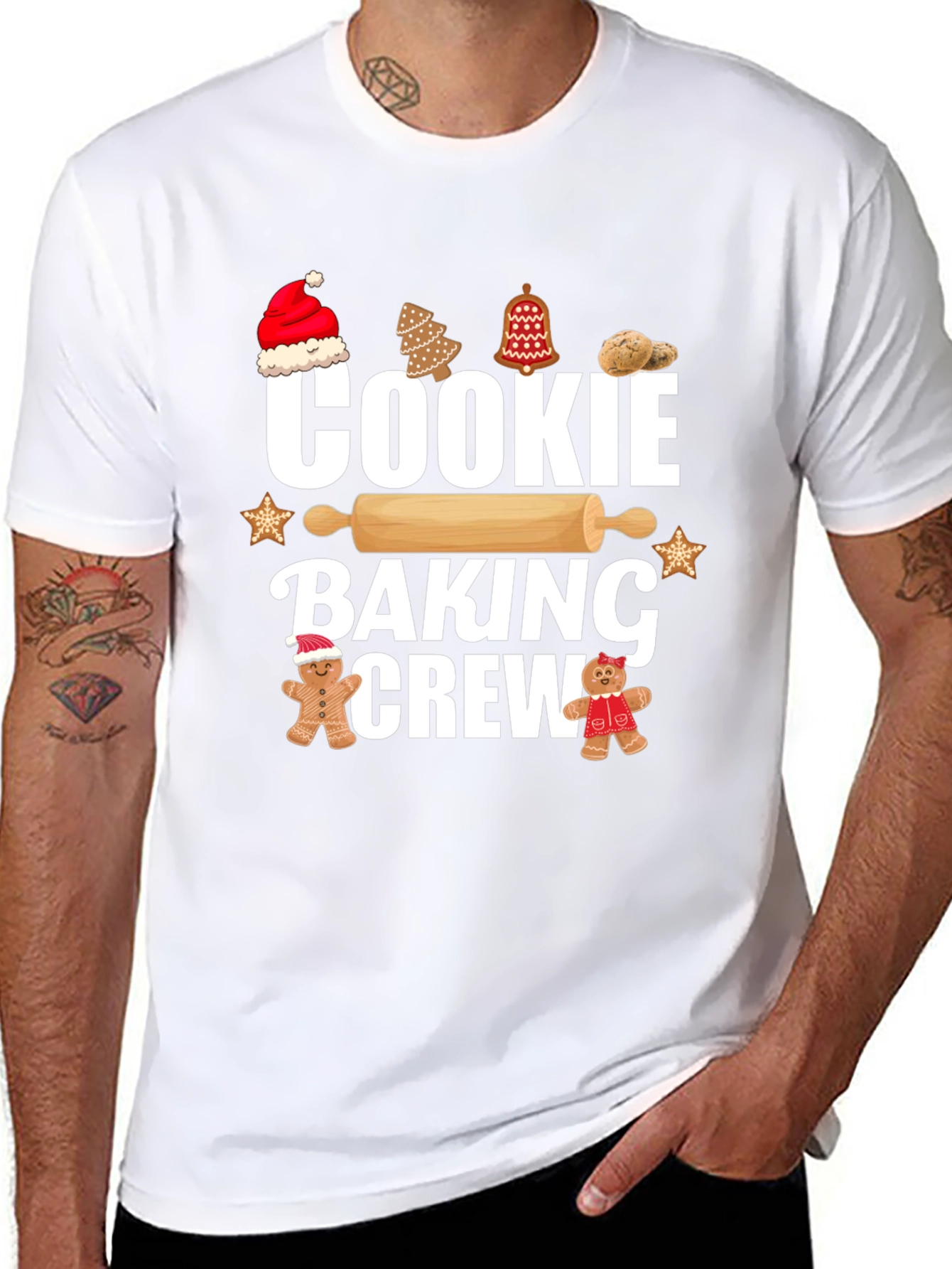 Cookie Baking Crew Christmas T-Shirt