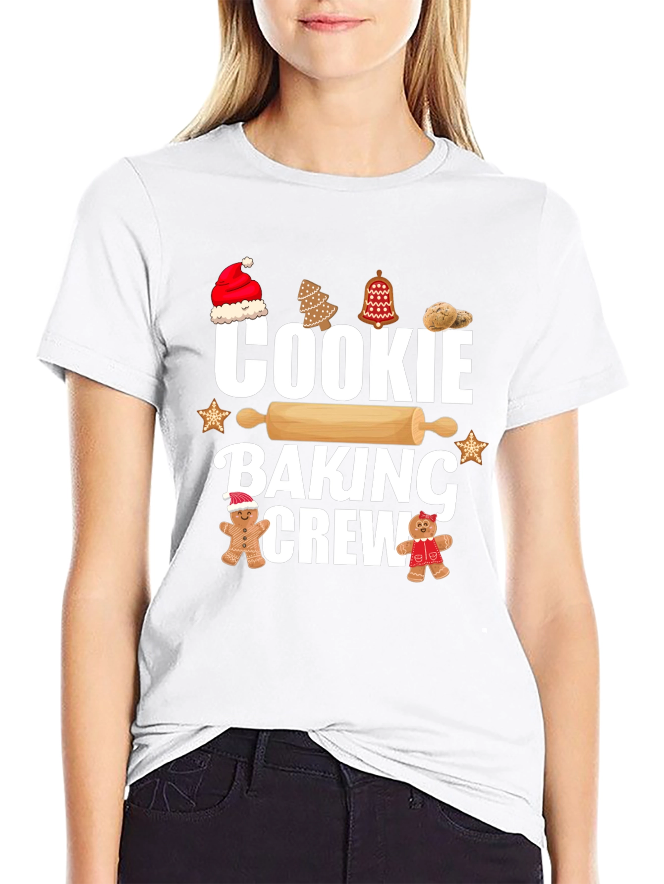 Cookie Baking Crew Christmas T-Shirt