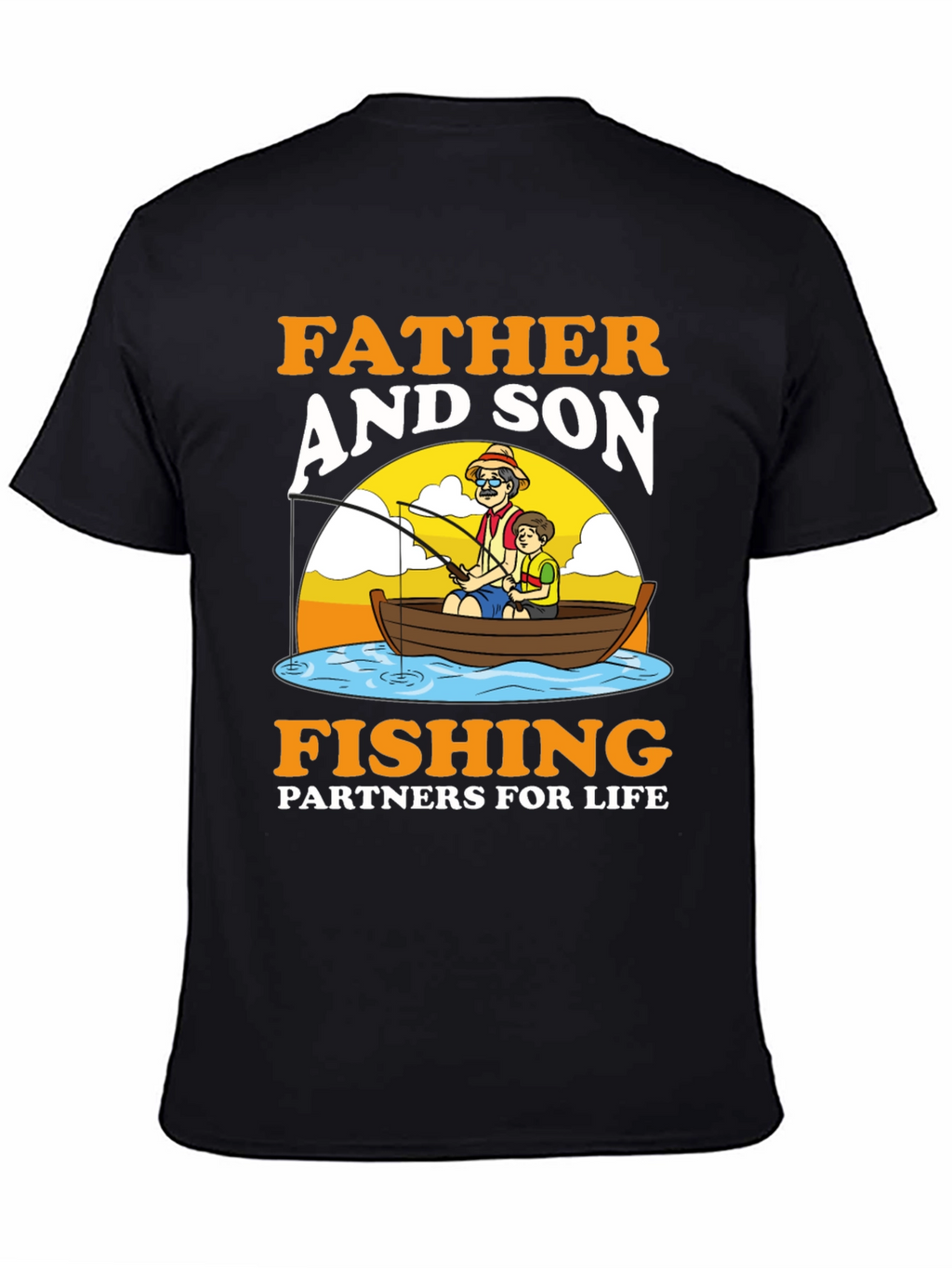 Father and Son Fishing Partners T-Shirt