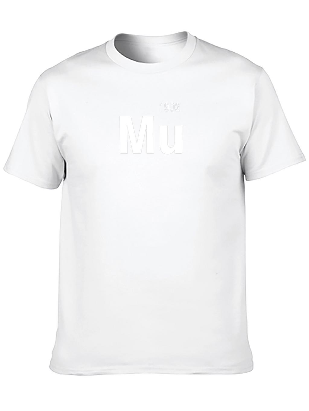 Mu Periodic Table T-Shirt - Black Tee