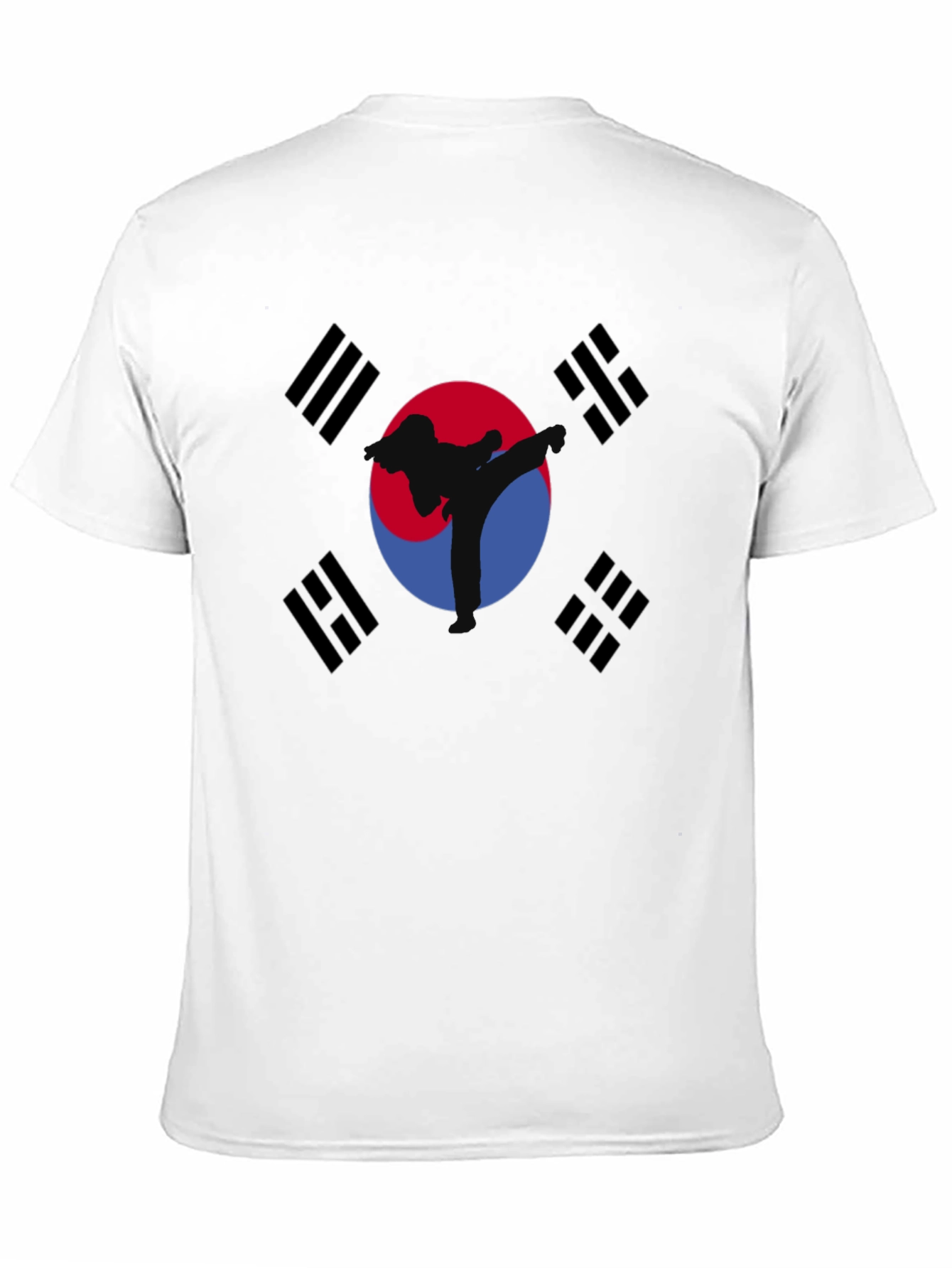 Korean Flag Taekwondo Graphic T-Shirt