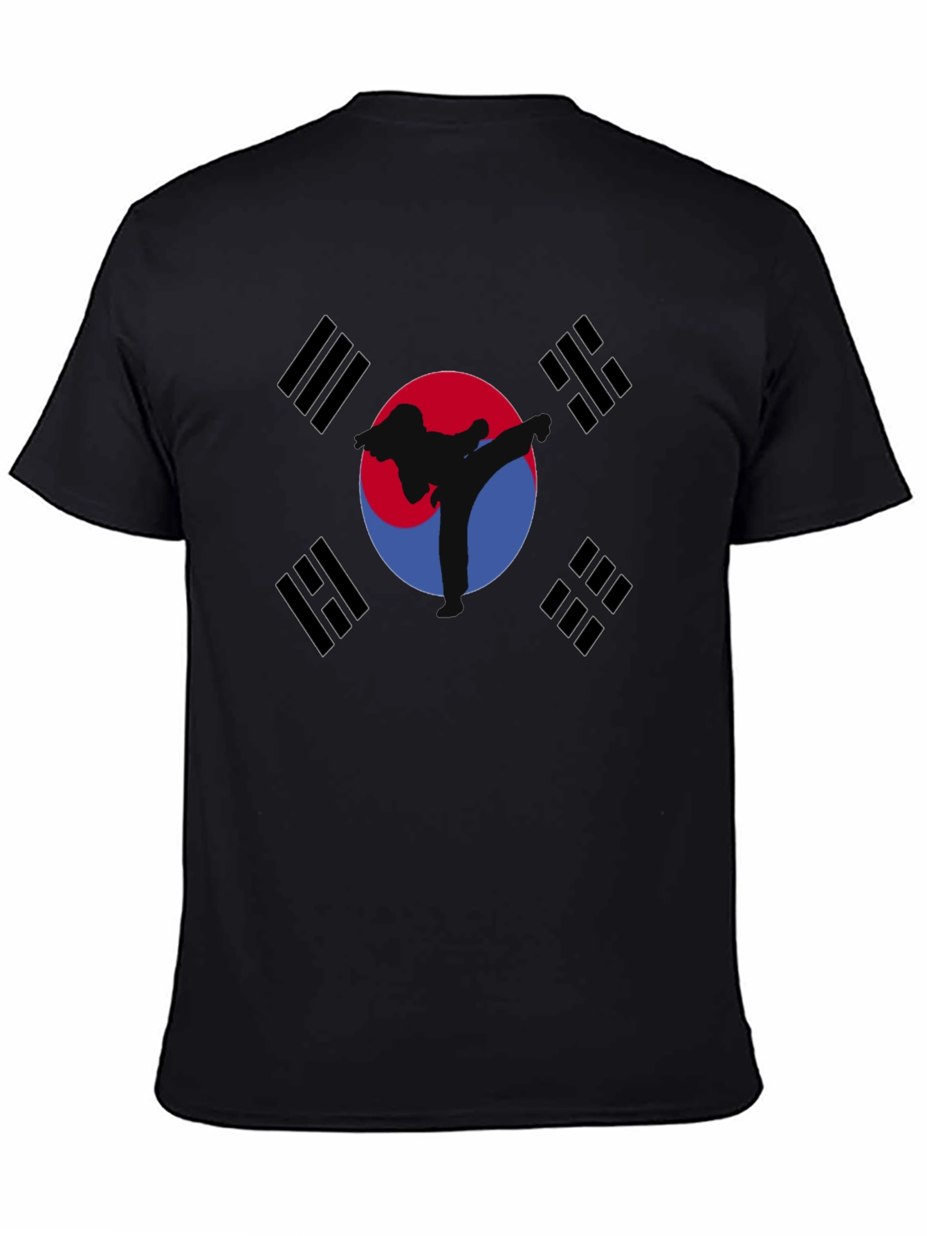 Korean Flag Taekwondo Graphic T-Shirt
