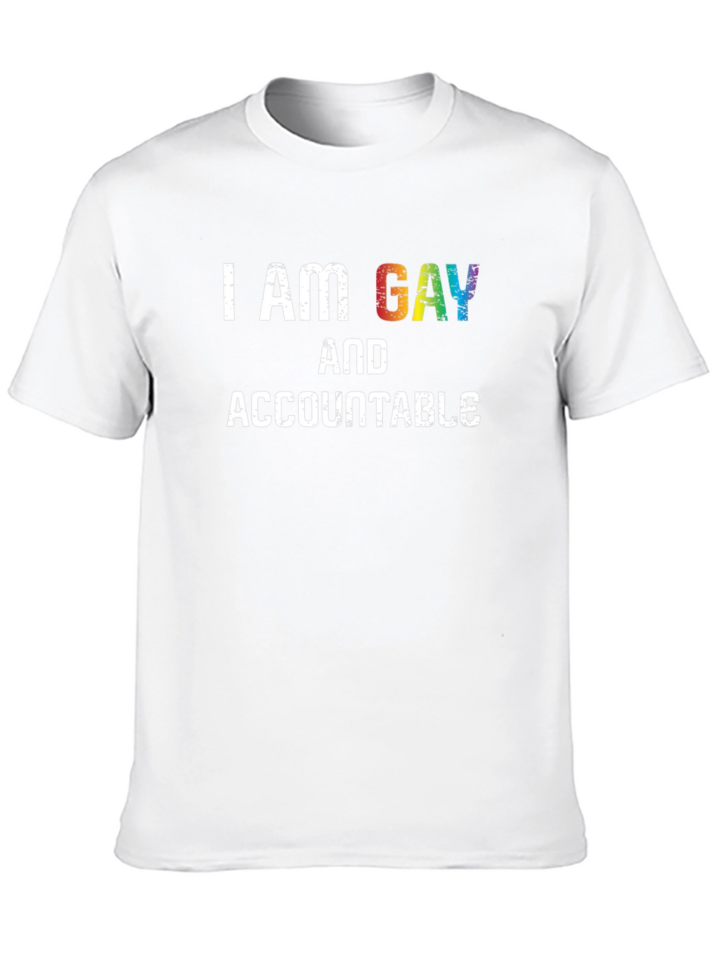 I Am Gay And Accountable Pride T-Shirt