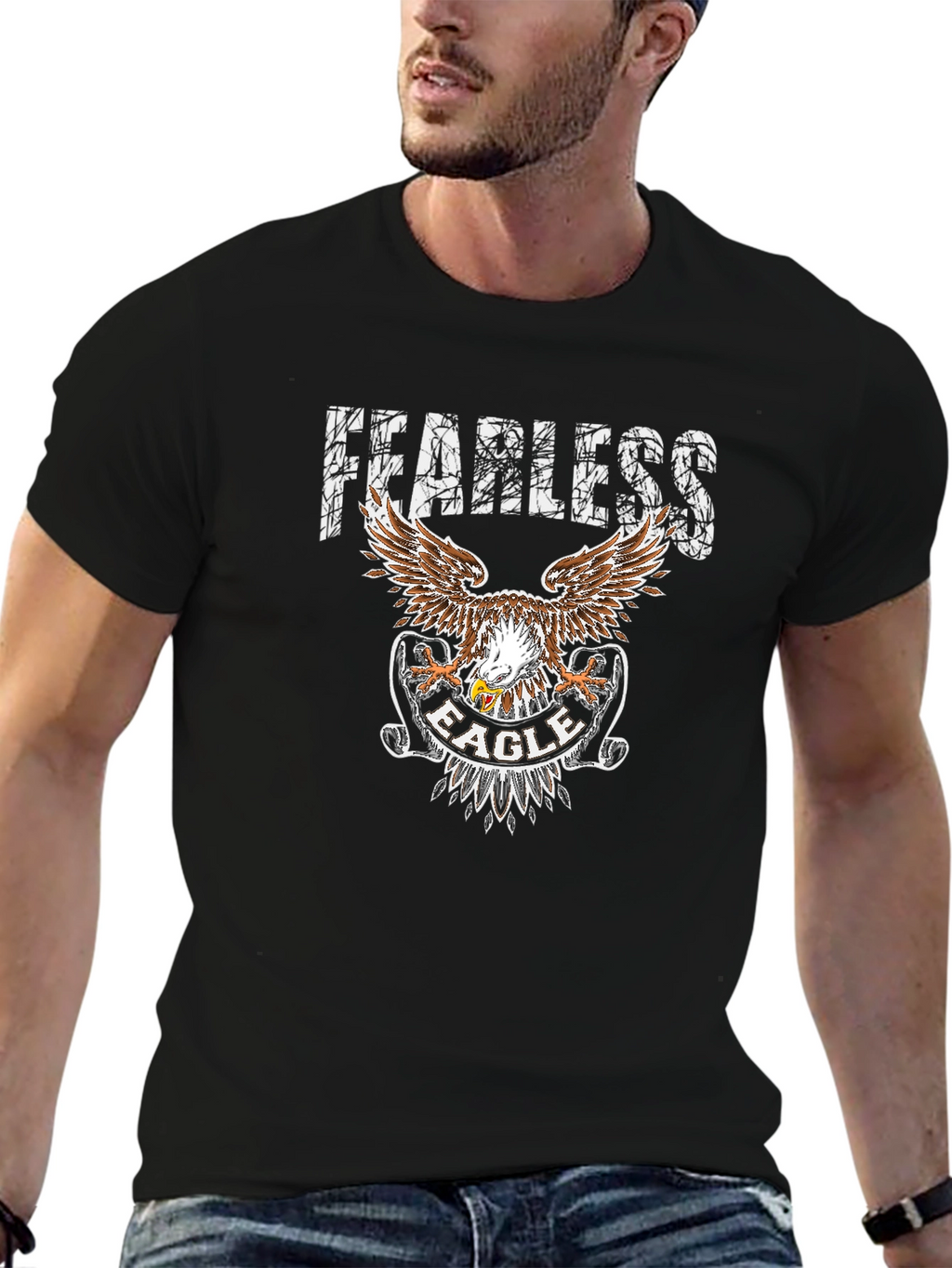 Fearless Eagle Graphic Tee