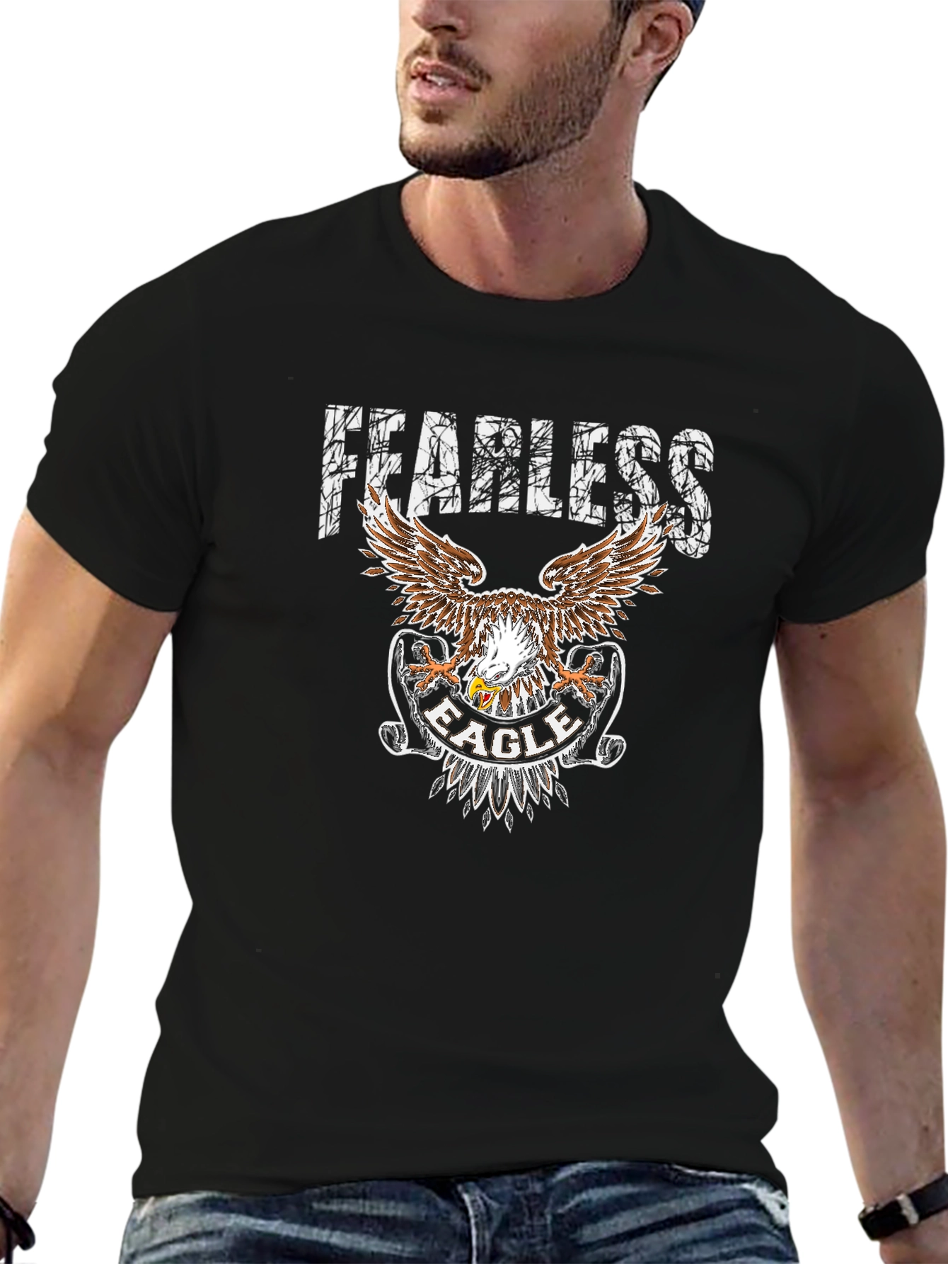 Fearless Eagle Graphic Tee