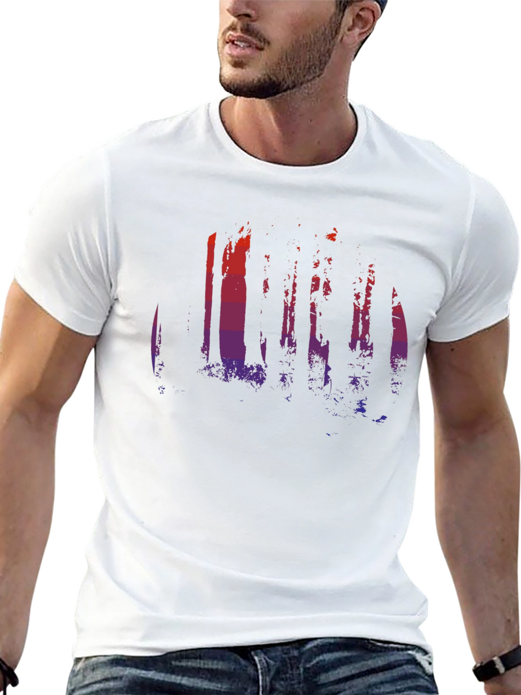 Sunset Forest Graphic Tee - Black