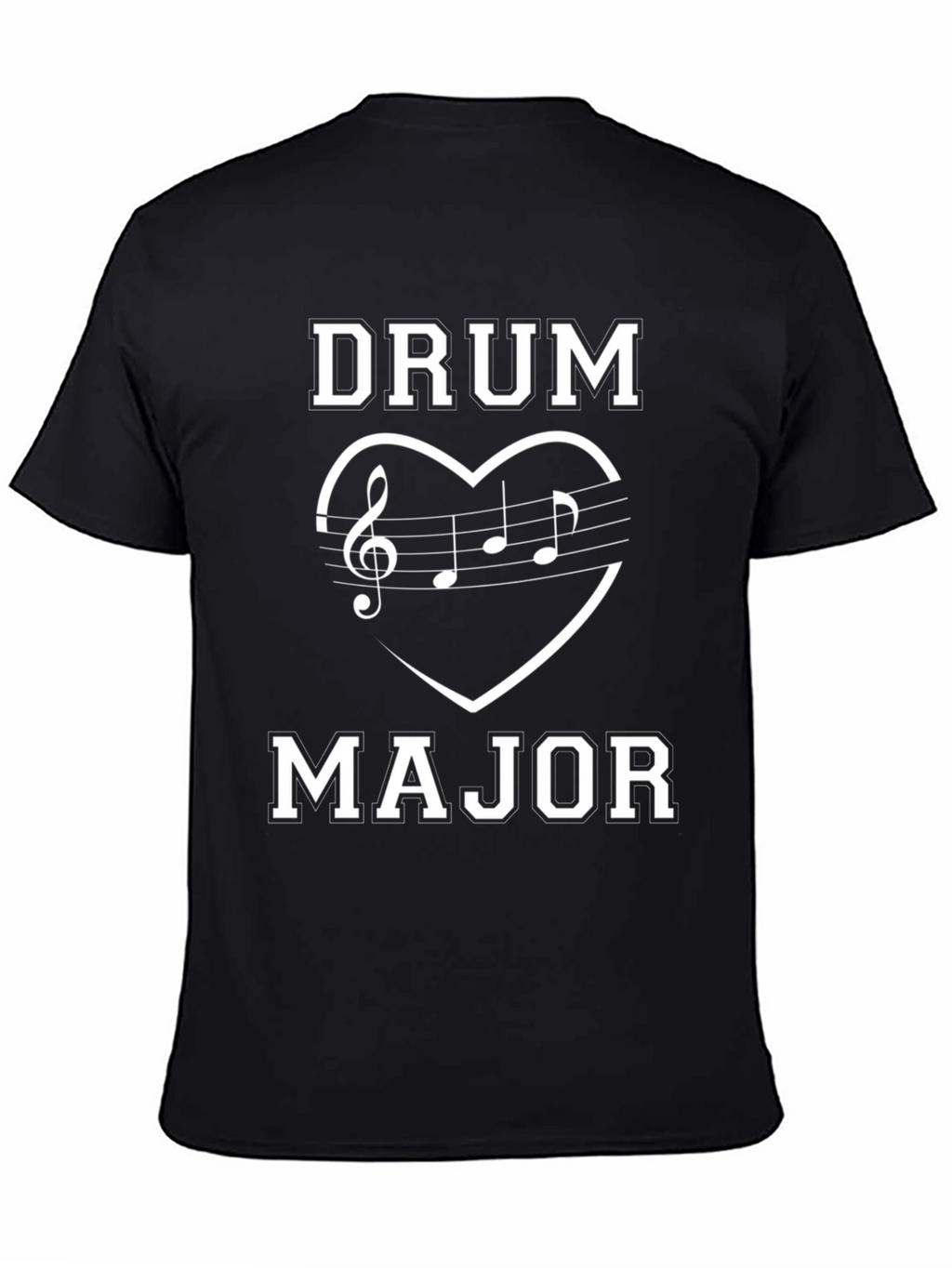Drum Major Music Heart T-Shirt