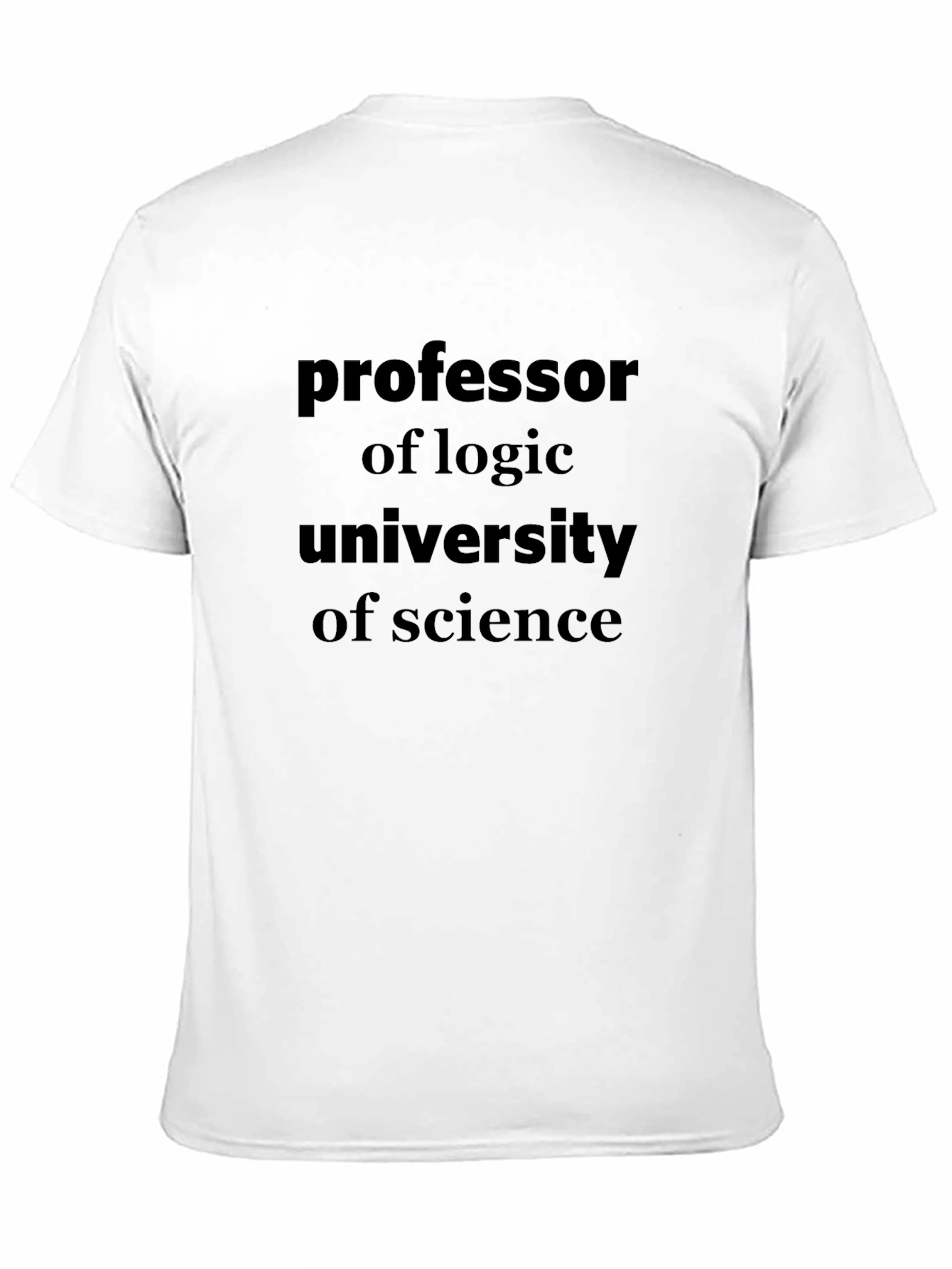 Professor of Logic University of Science T-Shirt