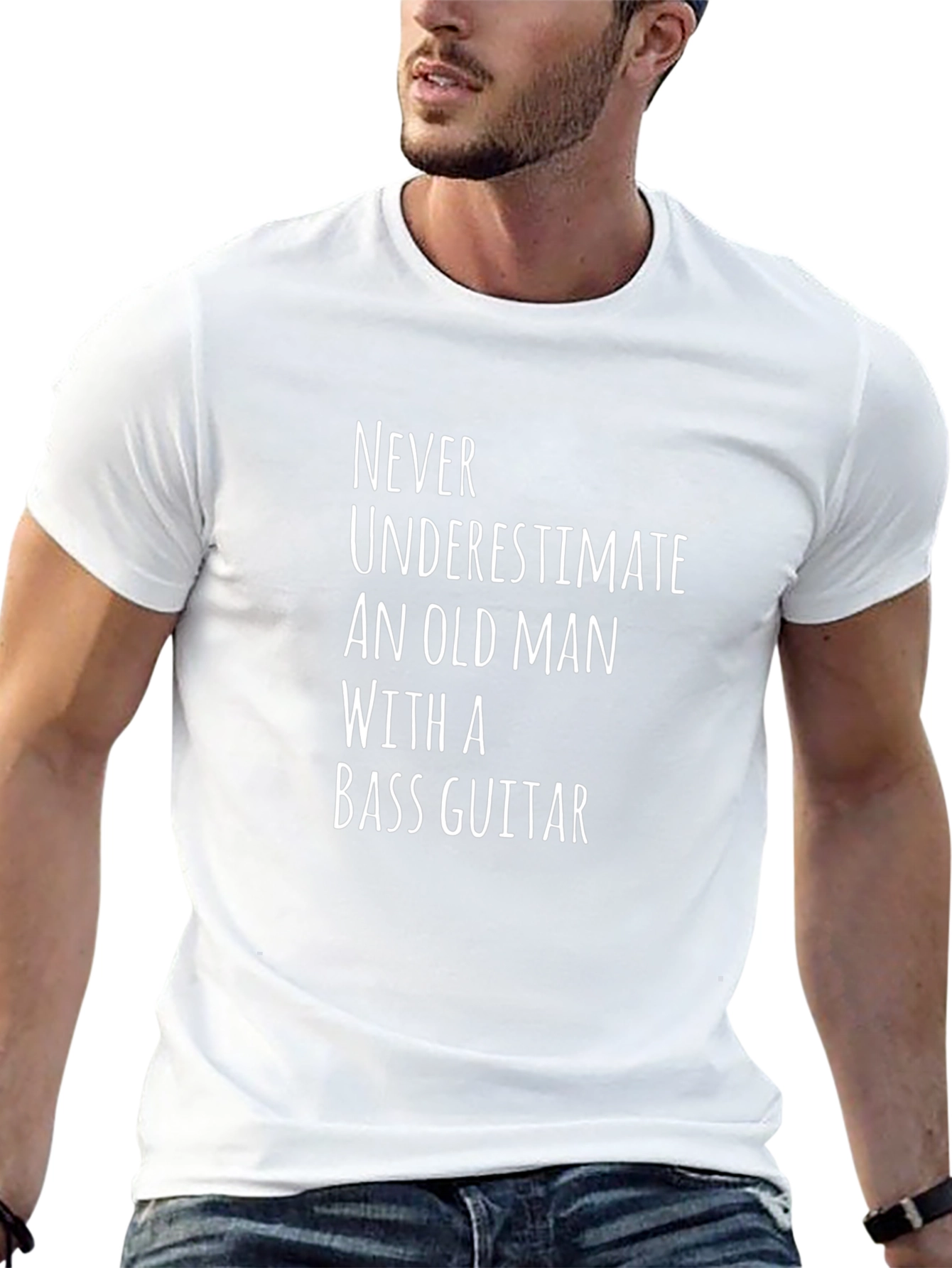 Bass Guitar Old Man T-Shirt