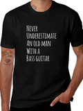Bass Guitar Old Man T-Shirt