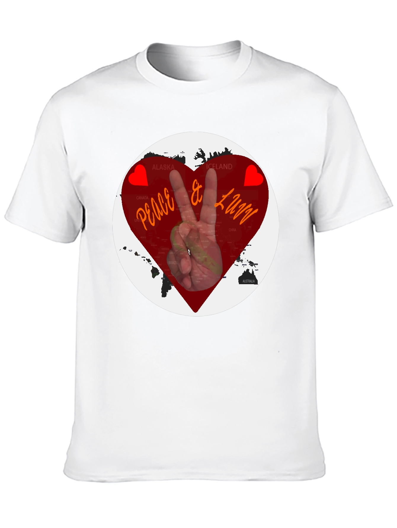 Peace & Love Graphic T-Shirt