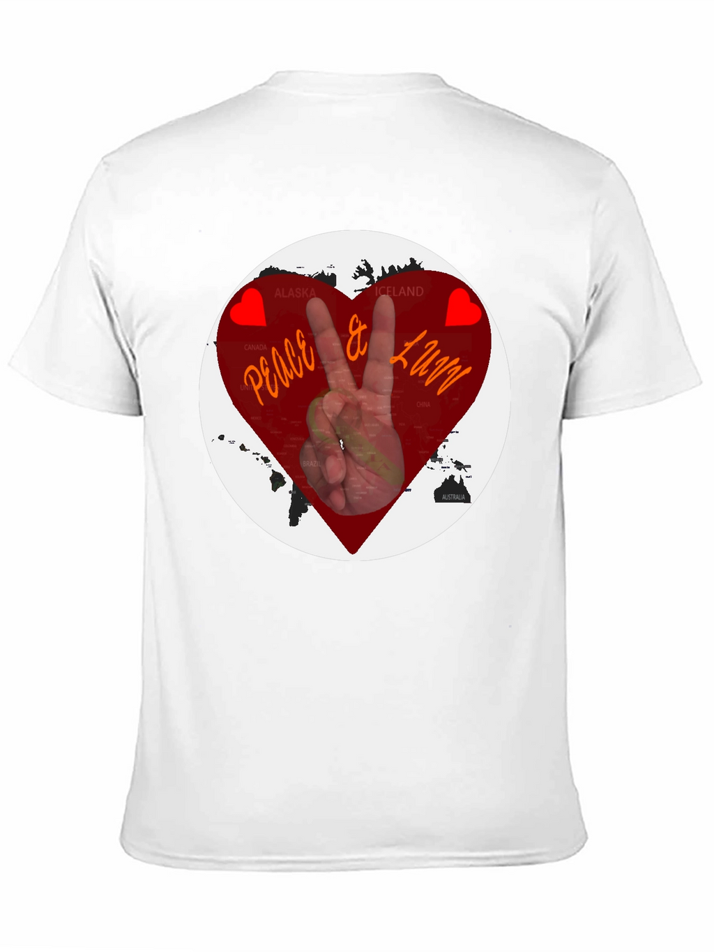 Peace & Love Graphic T-Shirt