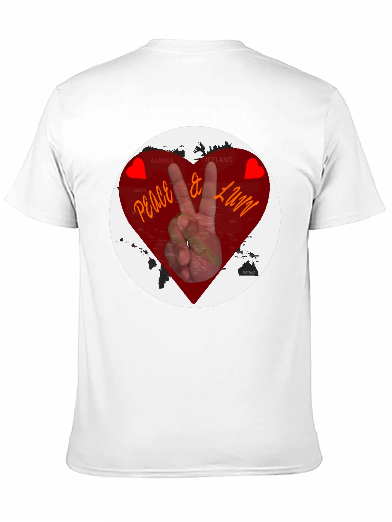 Peace & Love Graphic T-Shirt