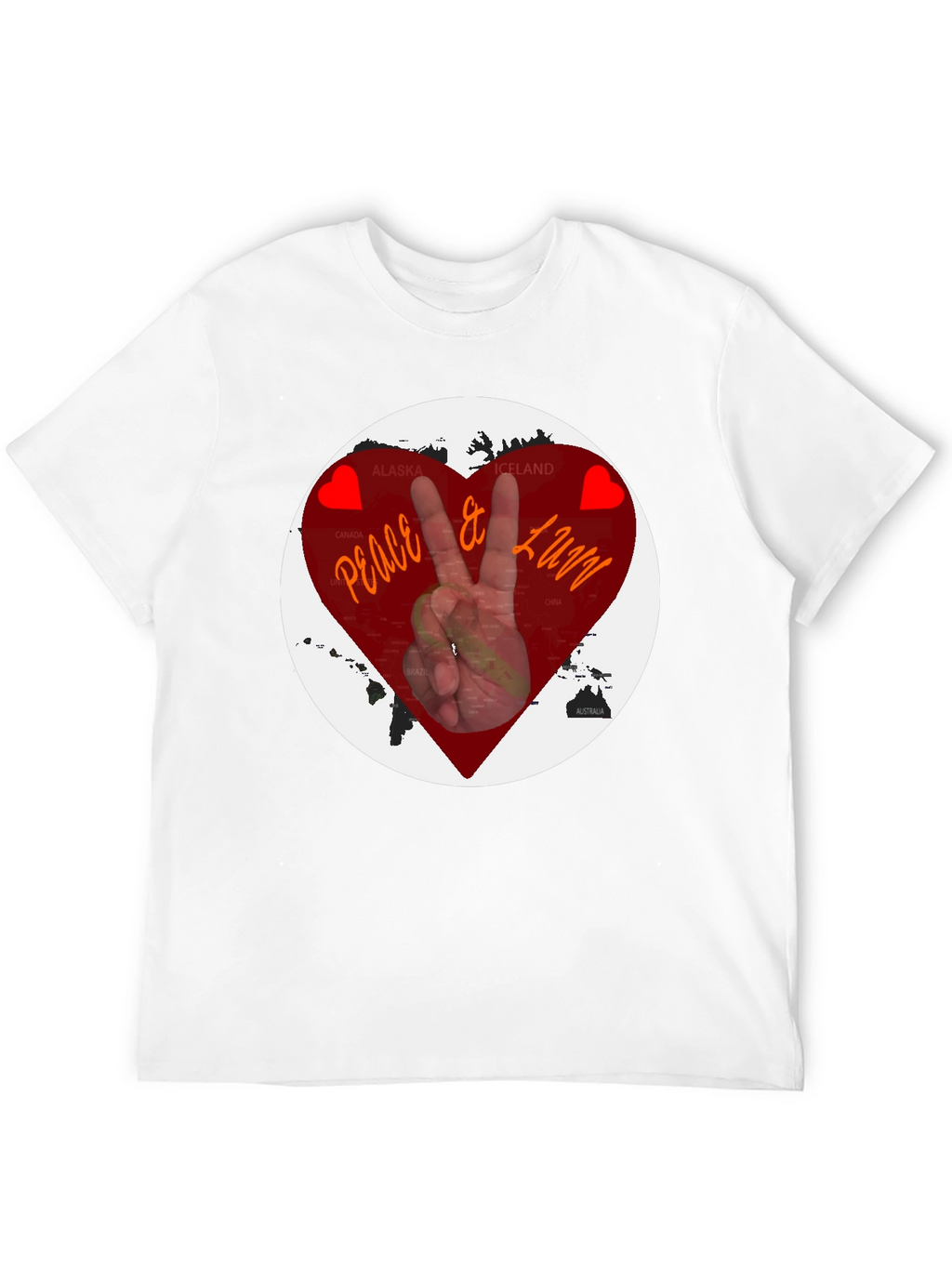 Peace & Love Graphic T-Shirt