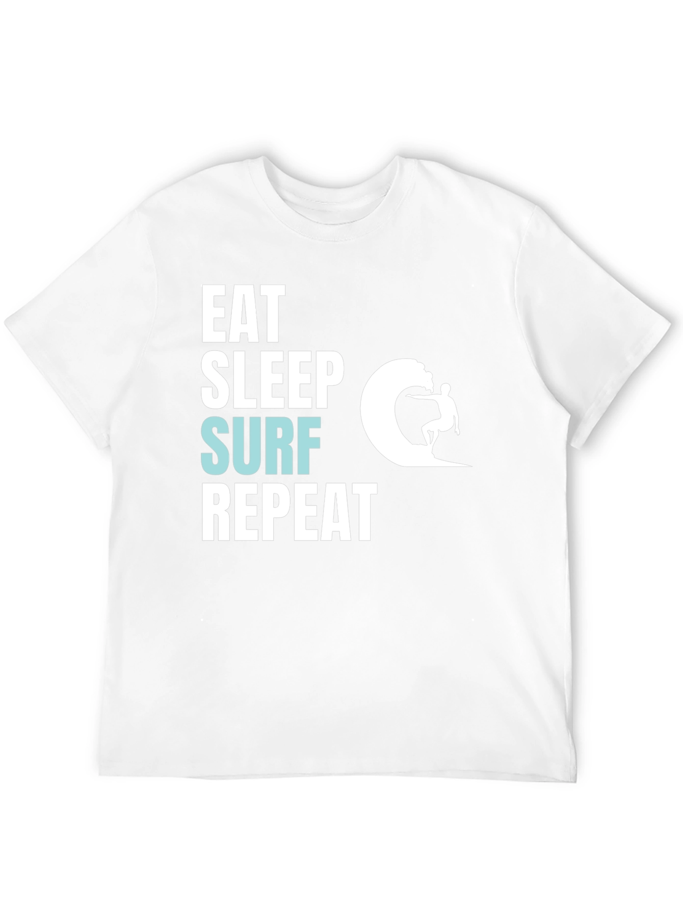 Eat Sleep Surf Repeat Graphic Tee
