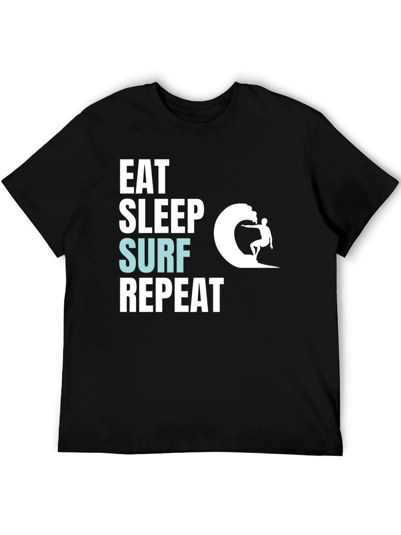 Eat Sleep Surf Repeat Graphic Tee